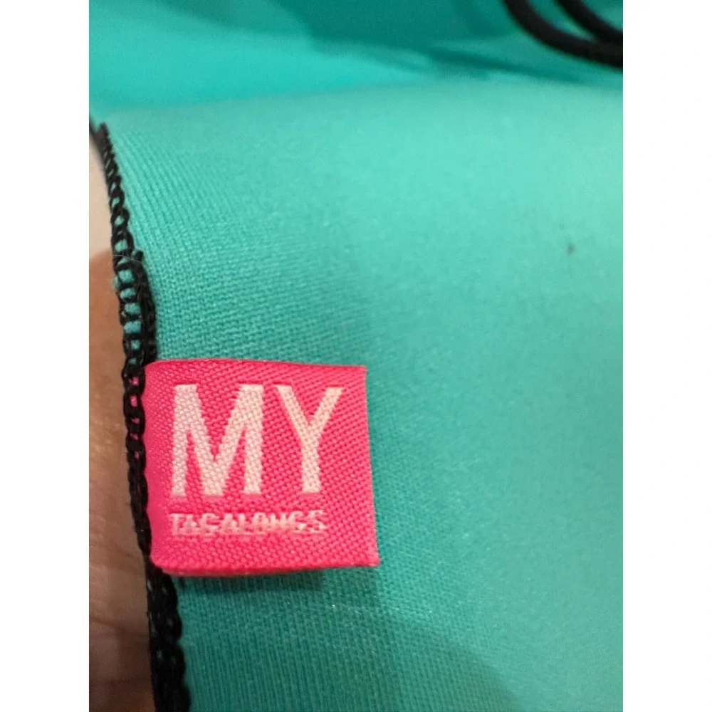 My‎ Tagalongs Neoprene Drawstring Backpack Gym Beach Bag Palm Trees